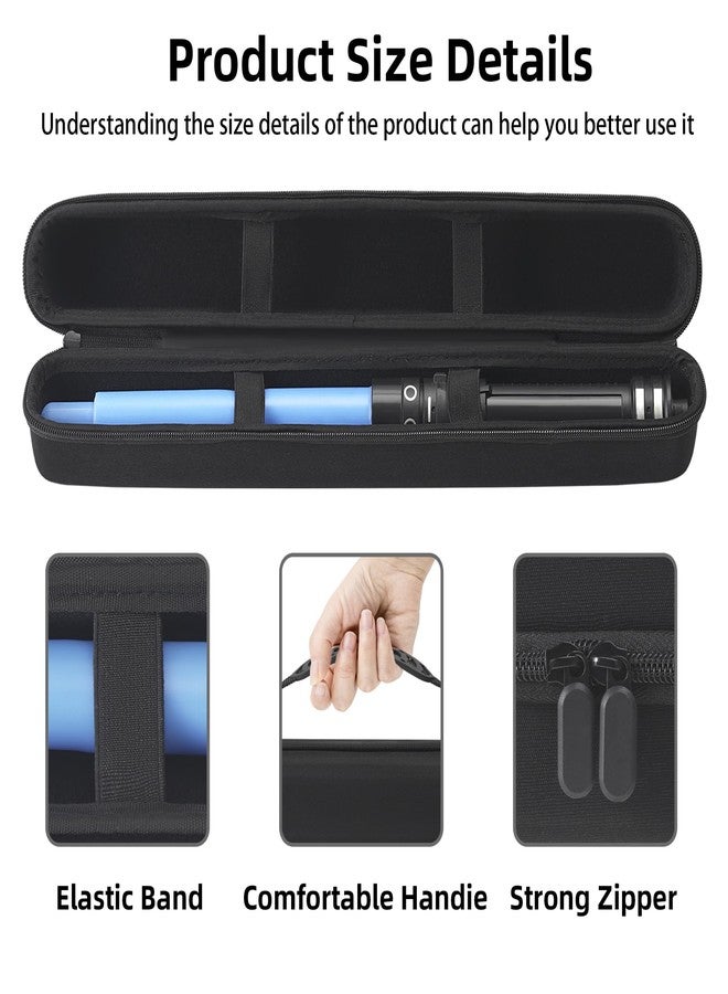 Brappo light sabers for kids case Compatible with retractable lightsaber up to 17.3 inches, Holds 2 Star star wars lightsabers at the same time.(Case Only) (Black) - Image 3